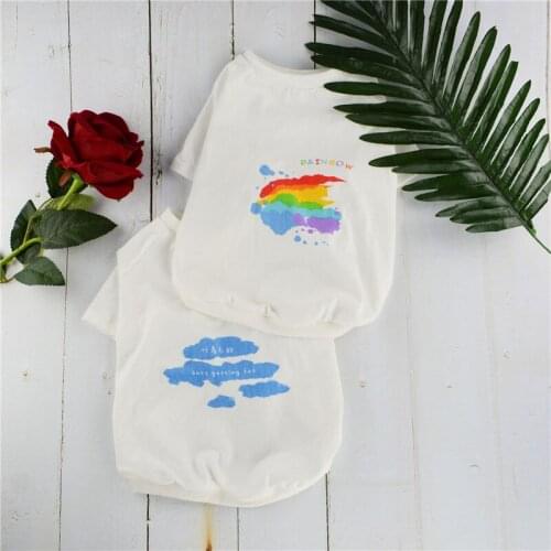 Pug T shirt Pet Clothes for Dogs Yorkshire Terrier Costumes Puppy T shirt For Small Dogs Dog Vests For Chihuahua French Bulldog