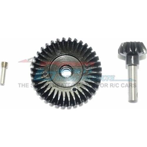 GPM HARDEN STEEL #45 DIFF BEVEL GEAR 36T & PINION GEAR 14T For AXIAL YETI SCORE AX90068 RC Upgrade