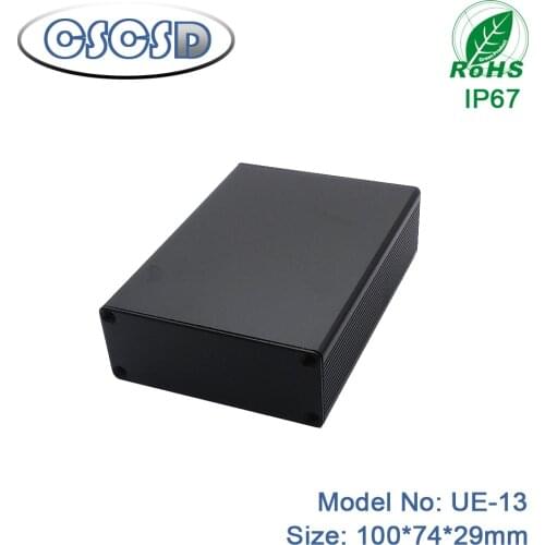 Enclosure Electronic DIY Circuit Board Project Aluminum Box Cooling Case by CSCSD can customized 1pcs 100*74*29mm