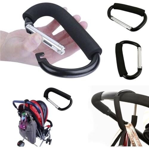 7Colors Baby Stroller Accessories Hook Stroller Organizer Shopping Hooks Pram Hanger For Baby Car Buggy Accessoire Poussette