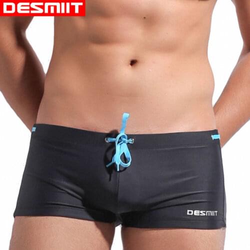 Desmiit Swimsuit Men Swimming Trunks Shorts Swim Briefs Sexy Swimwear Surf Beach Wear For Man Zwembroek Badehose Boxer Gay Sunga