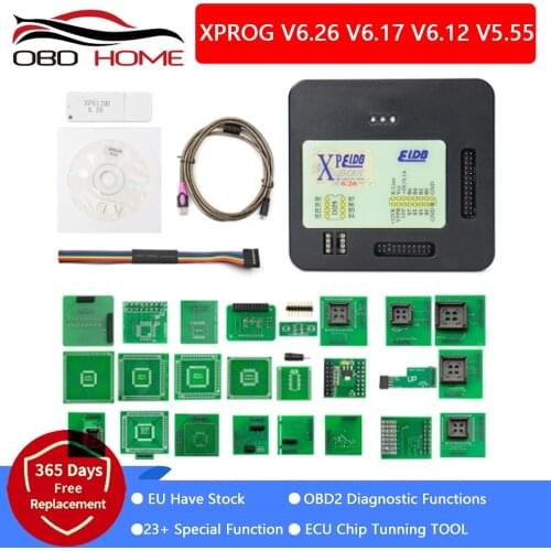 New XProg-M Xprog m V5.55 V6.12 V6.17 V6.26 ECU Chip Tunning Programmer X Prog M Box 6.26 6.12 XPROG-M 5.55 Without USB Dongle