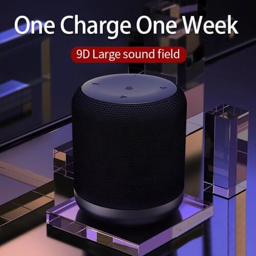 GENAI Portable Wireless Bluetooth Speaker with Microphone Subwoofer Small Audio Outdoor Mini Hands-free Speaker TF Card Bass Box