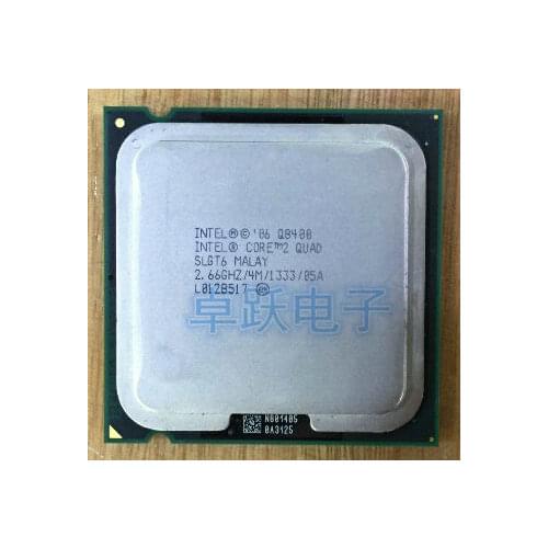Q8400 Original Intel CPU Core2 QUAD Q8400 CPU/ 2.66GHz/ LGA775 /4MB Cache/ Quad-CORE/FSB 1333 Free Shipping