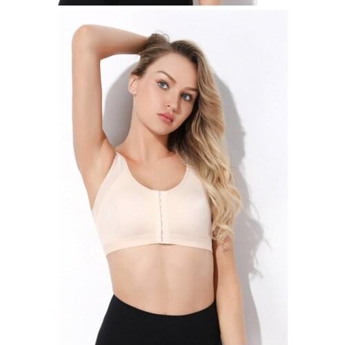 Sexy womens sports fashion sports underwear chest gathered body shaping breathable sweat-absorbent sports underwear