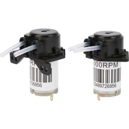 Water Pump 12V 6V Miniature Silent Peristaltic Pump Titration DC Self-Priming Pump