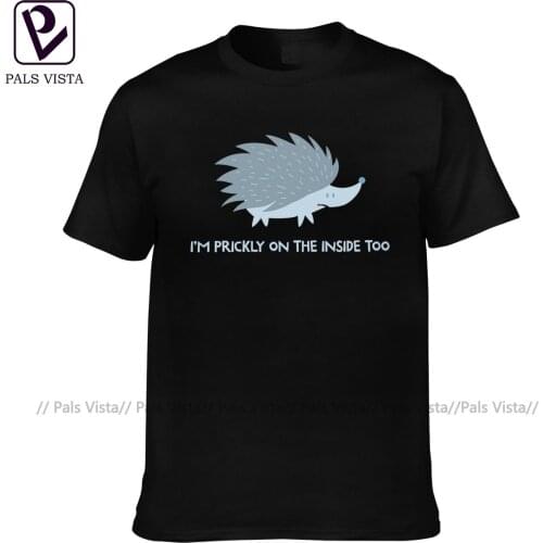Hedgehog Tshirt Casual 100 Percent Cotton Short Sleeve T Shirt Print Streetwear Tee Shirt Man 4xl