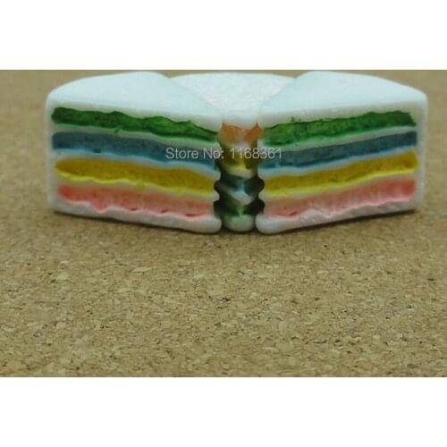 1pcs/lot resin white color Thousand Layer Cake 16mm Cabochons Scrapbooking Hair Bow Center Card Frame Making Craft DIY B007-6