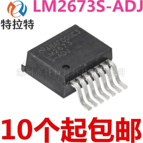 10pcs/lot LM2673S-ADJ LM2673SX-ADJ LM2673 TO263 Adjustable Voltage Regulator Tube New