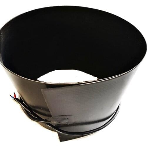 110v 500w 10in*36in(254*914.4*1.5mm) Silicone Rubber Snow melting Heater mat 1000mm lead wire out from middle of 10in side