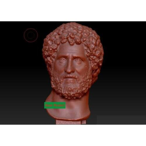 3D model relief STL models file format Goddess of mercy Marcua Aurelius