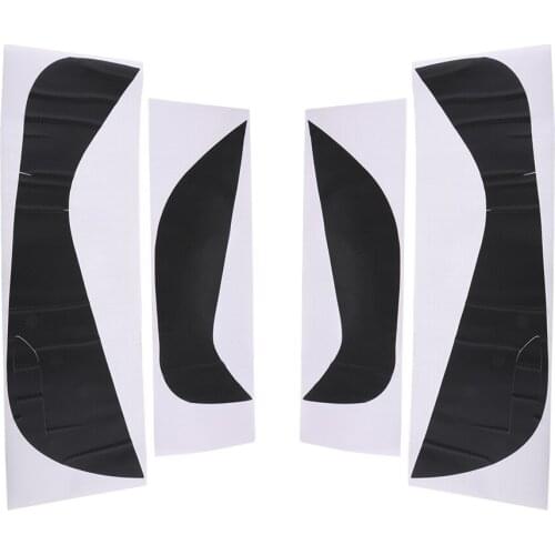 4 Pieces Carbon Fiber Car Door Anti Kick Protective Film Stickers for For Hyundai