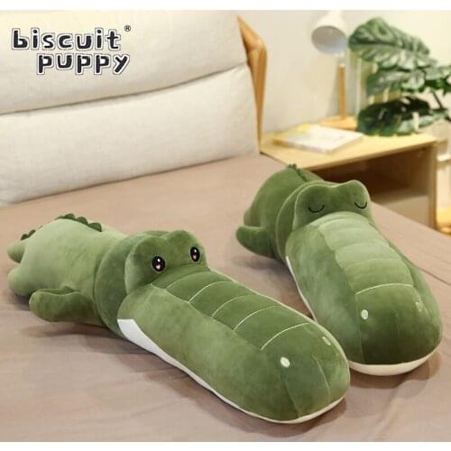 75/100cm Big Size Simulation Crocodile Plush Toys Soft Stuffed Animal Plush Pillow Kids Toys Home Decor Girls Xmas Gifts