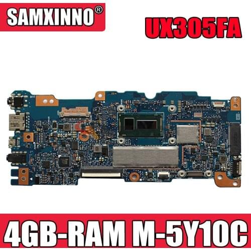 Akemy UX305FA Laptop motherboard for ASUS ZenBook UX305FA original mainboard 4GB-RAM M-5Y10C CPU