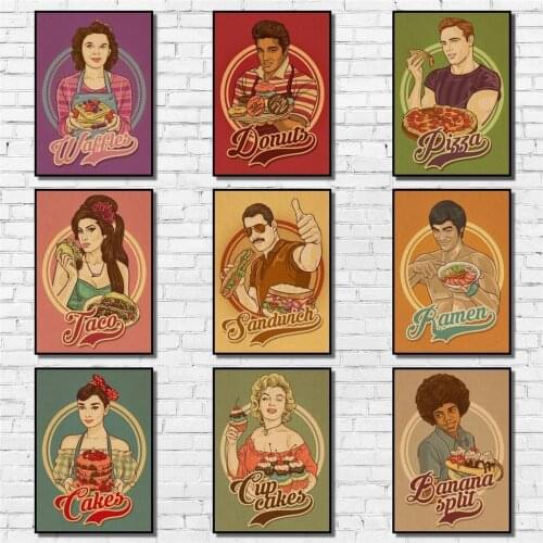 5D diy diamond painting funny sweet and salty icon poster full diamond inlaid cartoon poster cross stitch kit home decoration