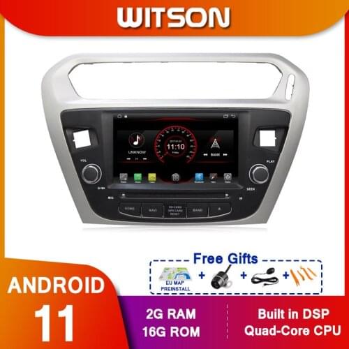 WITSON Car Multimedia Player Stereo GPS DVD Radio Navigation Android Screen Android 10 For CITROEN ELYSEE/PEUGEOT 301