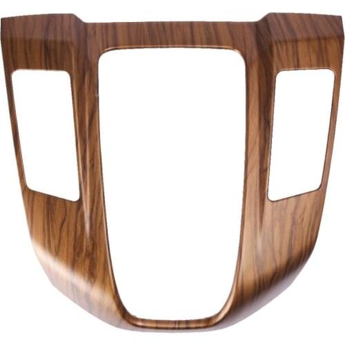 Free Shipping For Honda CR-V 2017 1PC Peach Wood ABS Chrome Car Inner Gear Shift Panel Cover Trim Moldings Car Styling