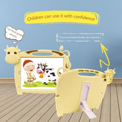 For iPad 10.2 2019 2020 Case For iPad 7th 8th Generation Cute cartoon Kids Silicone Tablets Cover For iPad Air 3 10.5 2019 funda