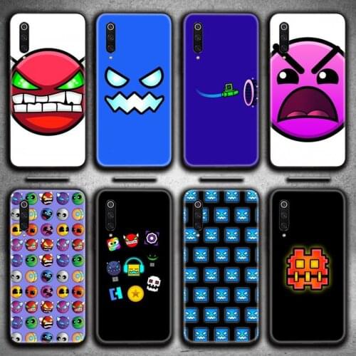 Top Game Geometry Dash Phone Case for Xiaomi Mi Note 10 Lite Mi 9T Pro xiaomi 10 CC9 9SE