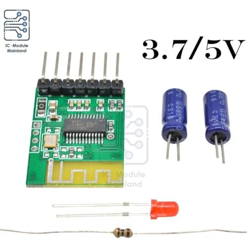 DC3.7V/5V Bluetooth Audio Stereo Wireless Speaker Receiver Module Board Power Amplifier Bluetooth 4.0 DIY Electronics Kit