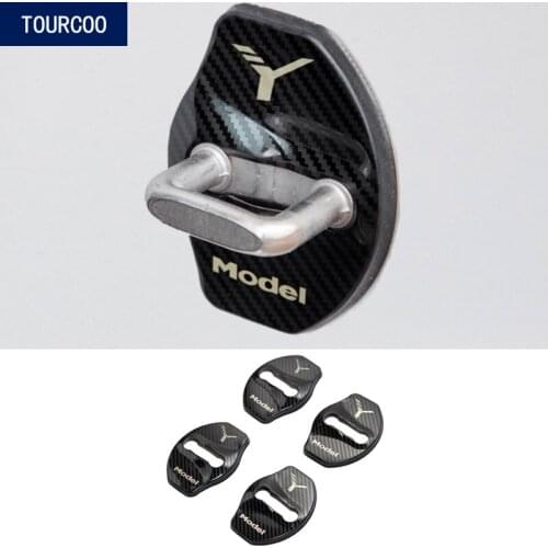 For Tesla Model Y Door Lock Protection Cap Car Exterior Modification Accessories