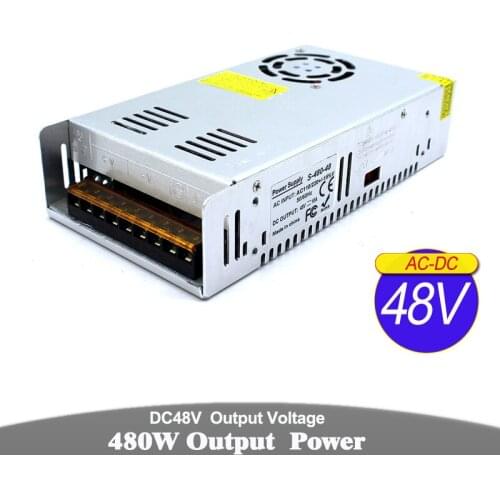 Single Output Power Supply DC 12V 18V 24V 30V 36V 42V 48V 60V 480W Driver Light Transformer 220V 110V AC-DC SMPS For CCTV Lamp