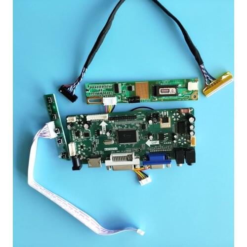 Kit for B141EW04 V5/B141EW04 V6/B141EW04 V7 HDMI+DVI+VGA LCD Audio panel Controller Board 1280X800 30pin M.NT68676 moitr Display