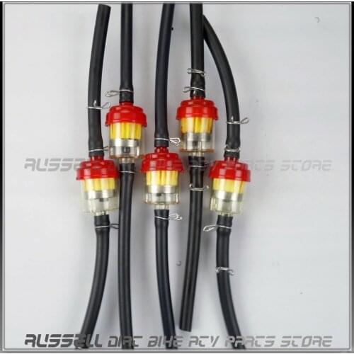 Motorcycle 5x Fuel Filter oil hose tube for Motorcycle Moped Scooter Dirt Bike ATV Go Kart motorbike bicycle Motorized