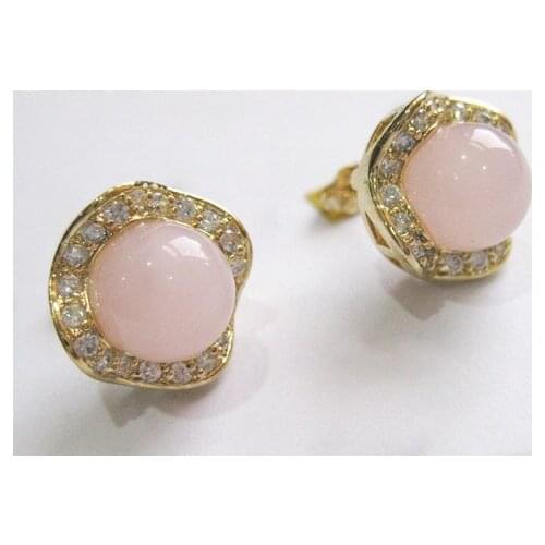 Pendientes long sterling jewelry earring 925 Sterling Jewelry Inlay Natural Green GEM Earrings