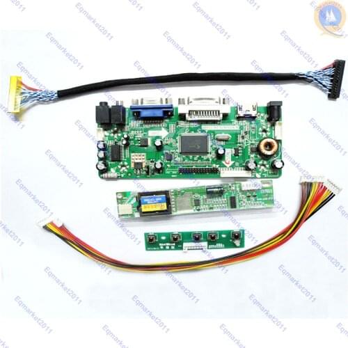 LCD Screen Controller Board Kit LCD controller board for B141EW02 V.3 V3 1280X800 HDMI-compatible+DVI+VGA