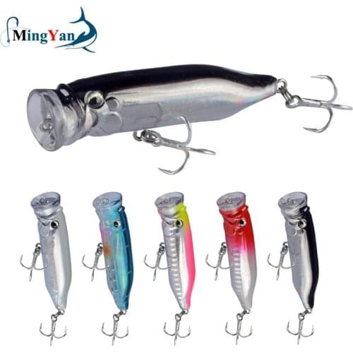 Popper Fishing Lures Weights 9.4g Topwater Lure Isca Artificial Fishing Lure Fish Swim Bait Tackle Equipment Articulos De Pesca
