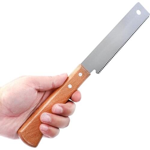 Mini Hand Sharp Practical Saw for Woodworking SK5 Carbon Steel Tenon Fine Tooth Wooden Handle Application for Gardening Woodwork