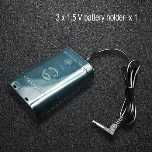 Professional 3 x 1.5 V battery holder AA plastic storage box with Cable For Permanent Makeup Gaintsun Tattoo Machine