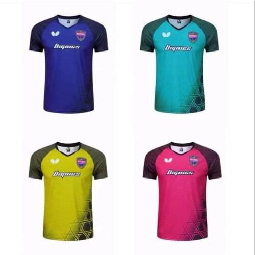 PINGPONG Shirts Sports Table T-Shirts Men Women Quick Dry Breathable Table Tennis Shirts Running Shirt Fitness Tennis Shirts