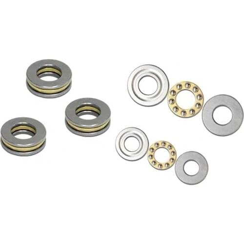 100pcs F4-9M Axial Ball Thrust Bearings 4x9x4 mm miniature Plane thrust ball bearing 4*9*4