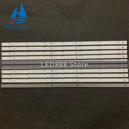 LED Backlight strip 7 lamps for Hisense 55H8C LED Strip Set (10) 55 HD550DU B52 10X7 3030C V0
