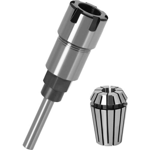 8mm 1/4" Carbide Shank Router Bit Extension Rod Collet Chuck Holder Adapter Engraving Machine CNC Milling Cutter For Woodworking