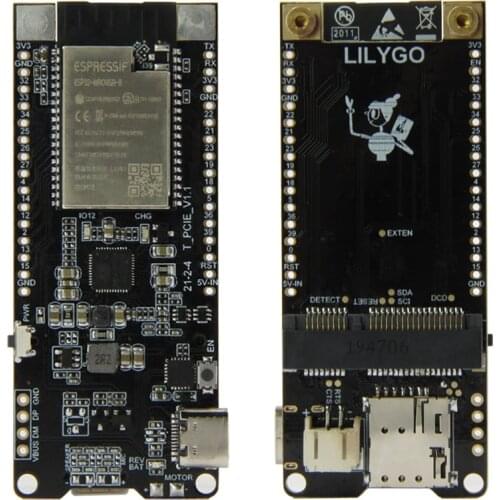 ESP32-WROVER-B chip combinable development board with SIMCOM SIM7600SA SIM7600JC-H SIM7600G-H SIM7600SA-H PICE LET CAT4 module