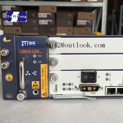 ZTE C320 OLT GPON EPON Optical Line Terminal 2 * SMXA / A10 Support plate ETGH ETGO GTGO GTGH service