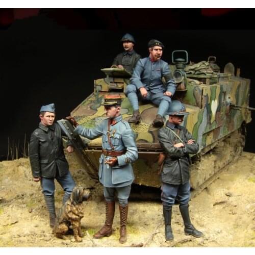 1/35 Resin Figure Model Kit Unassambled Unpainted 00S55