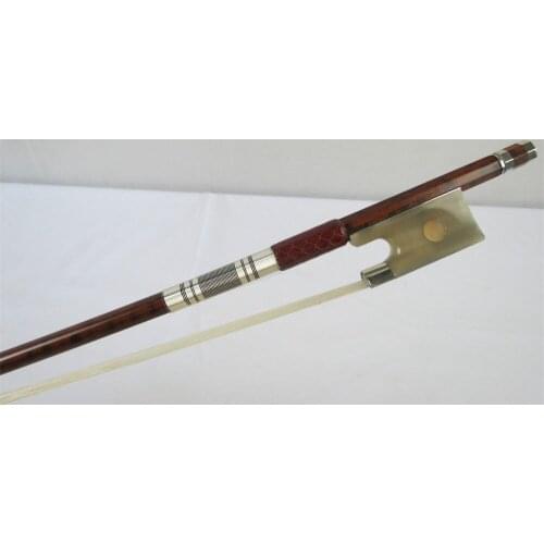 1pcs Strong balance Professional snakewood violin bow 4/4 ,Copper mounted