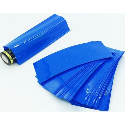100Pcs 18650 Lithium Battery Heat Shrink Tube Battery Wrap Sleeve PVC Battery Shrinkable Film Pipe Sleeves Li-ion Wrap Cover