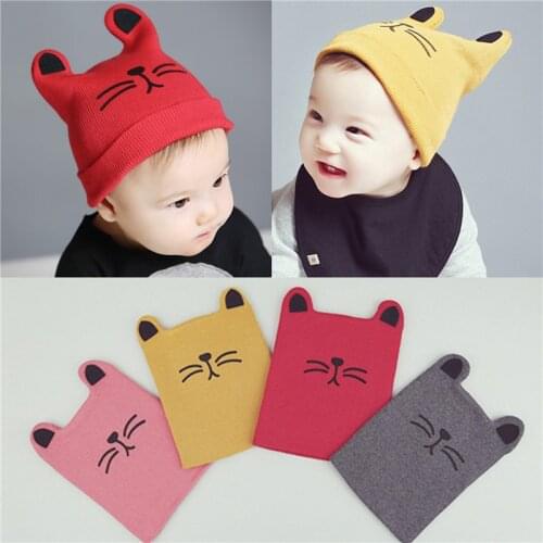 2018 Baby Winter New Hat Cartoon Modeling Spring Autumn Casual Unisex Hat Girls Boys Baby Children Cute Knit Cartoon Caps