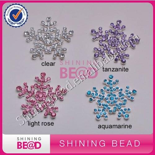 Free Shipping,Colorful Snowflake Shape Rhinestone Brooch Flat Back,Customized Color Snowflake Rhinestone Brooch,50pieces/lot