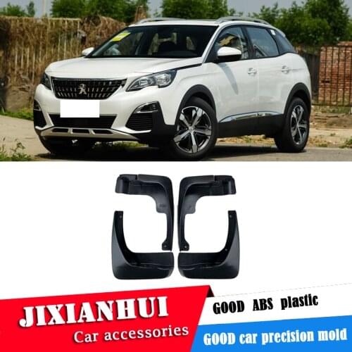 For Peugeot 4008 2017-2019 Mudflaps Splash Guards Front With the color and rear Mud Flap Mudguards Fender Modified special