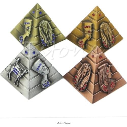 Egyptian Pharaoh Decorative Pharaoh Avatar Camel Metal Pyramids Ornament Antique