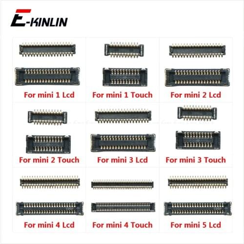 FPC Connector For iPad mini 1 2 3 4 5 Lcd Digitizer Touch Screen Connector Clip On Motherboard Main Board Flex Cable