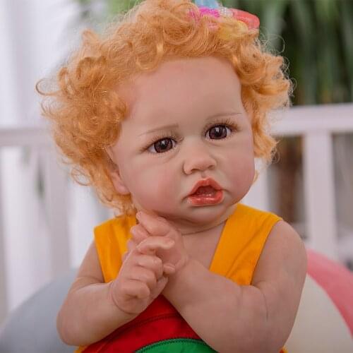 Reborn Baby Dolls 23 Inch Silicone Dolls Real Alive Newborn Baby Dolls Toys White Skin Bebes Reborn Bonecas For Kid Gifts