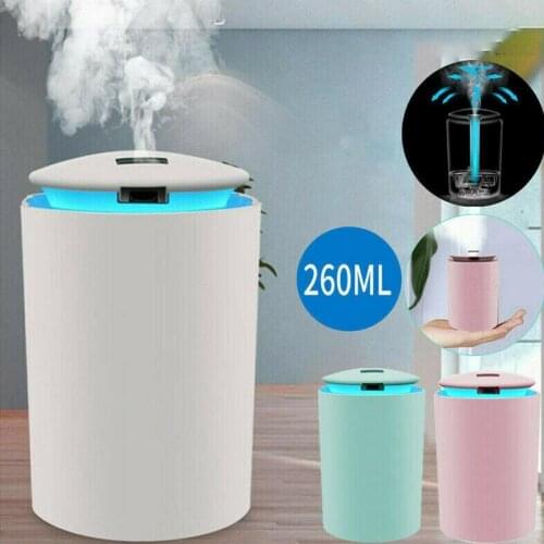 White Dolphin Mini USB Air Humidifier Aroma Diffuser Essential LED Oil Aromatherapy Vaporizer With Air Changing Diffuser Ca X1S7