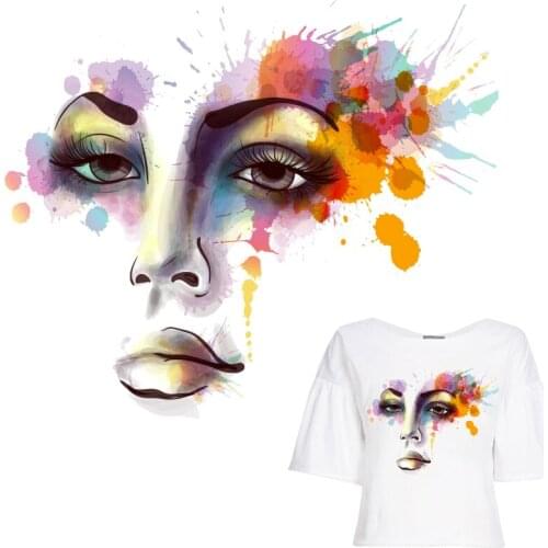 Fashion Eye Patches for Woman Thermal Stickers on Clothes Iron-on Transfers for Clothing Thermoadhesive Patch Diy Applique Dress